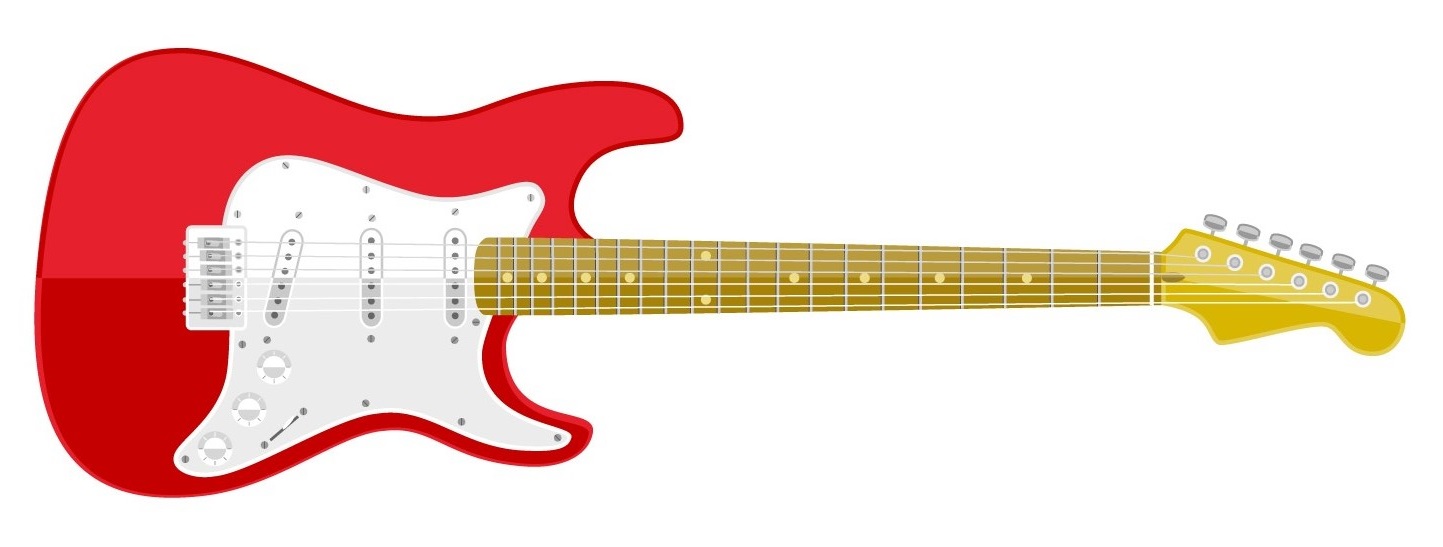 ストラトキャスターモデルのギター