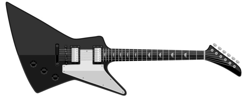 エクスプローラーモデルのギター
